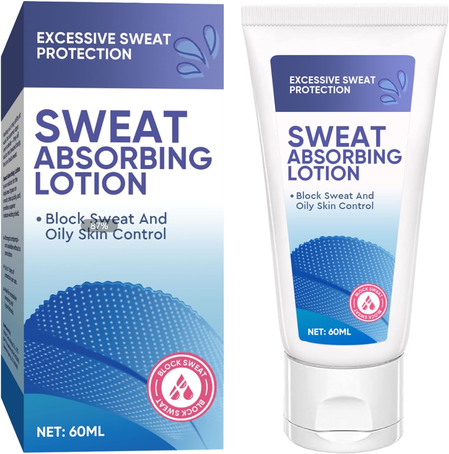 Face Antiperspirant, Face Sweat Blocker for Facial Perspiration & Shine, Suitable for Men & Women, 60ml
