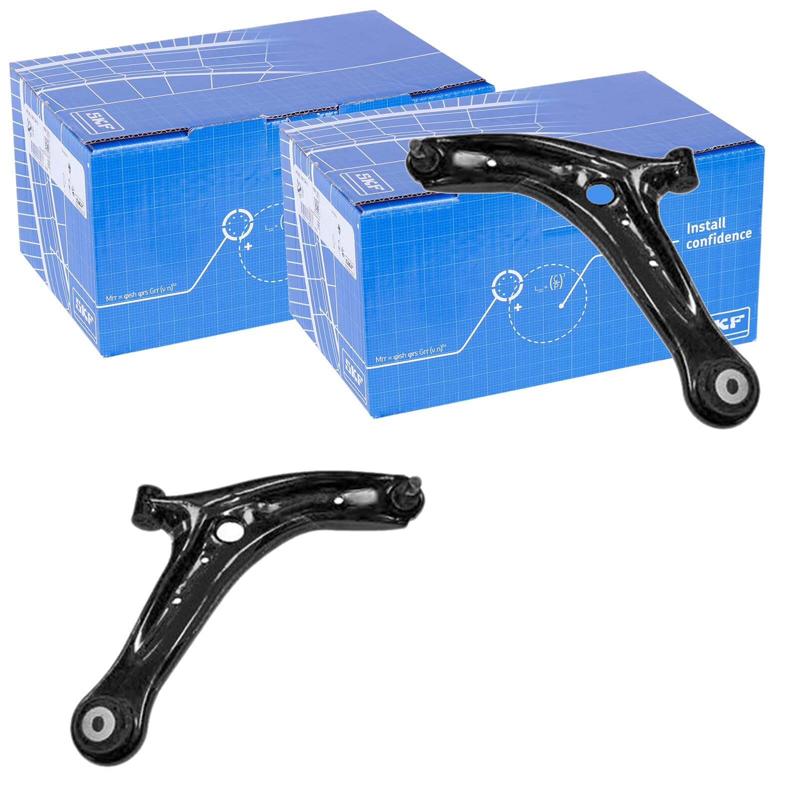 2X SKF Querlenker Satz vorne rechts links unten