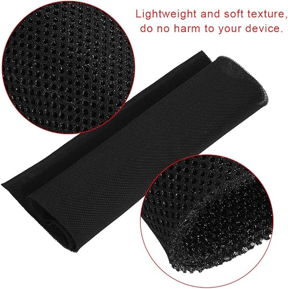 140cm x 50cm Speaker Grill Cloth, Black Mesh Speaker Fabric Speaker Mesh Cloth Protective Grille Cover for Stereo Audio Speaker(Black)
