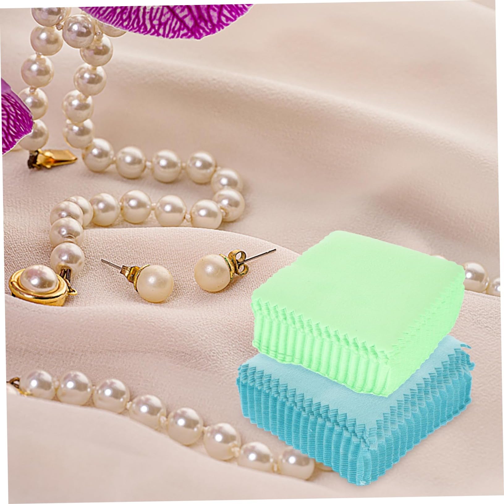 SHERCHPRY Silbernes Wischtuch Silberschmuck-reinigungsreiniger Maschine Tücher Reinigungstuch Für Handy Bildschirme Handy Putztuch Platin Tuch Platin Sauberes Tuch Stoff