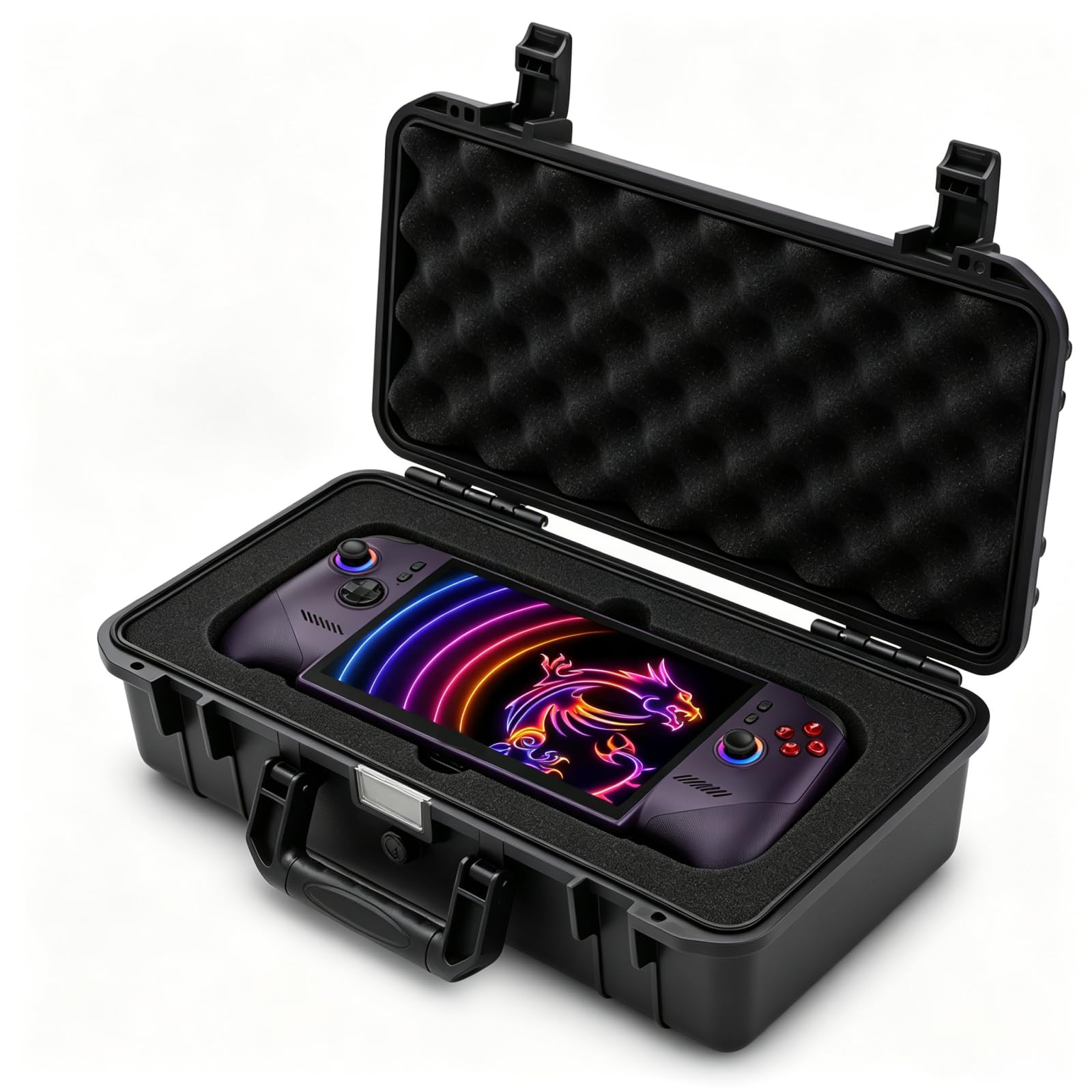 Genérico Funda rígida la Consola de Videojuegos parMSI Claw 8 EX AI+ Funda Protectora de Viaje a Prueba de Golpes e Impermeable; Caja de Transporte y Almacenamiento portátil