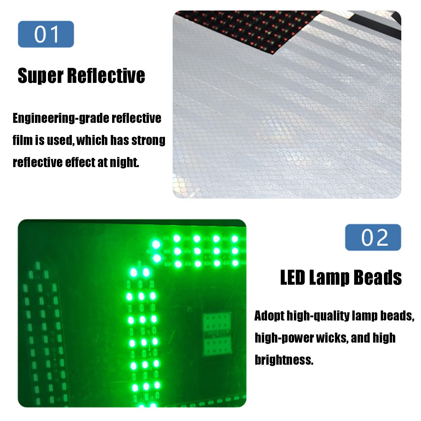 Señal De Límite De Velocidad De Radar De Zona Escolar, Señales De Tráfico De Calle con Energía Solar LED, Reflexión De Alto Brillo, Fácil De Montar