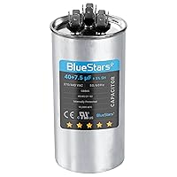 Vista 35 de [Listado UL] BlueStars 10 uF ± 5% MFD 370/440V CBB65 CBB65A Pieza de Repuesto de Capacitor de Arranque y Funcionamiento Ovalado - Capacitores