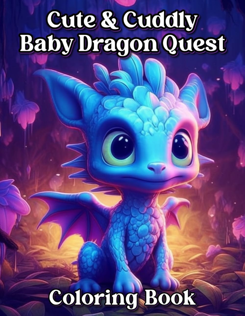 Cute and Cuddly Baby Dragon Quest: Coloring Book