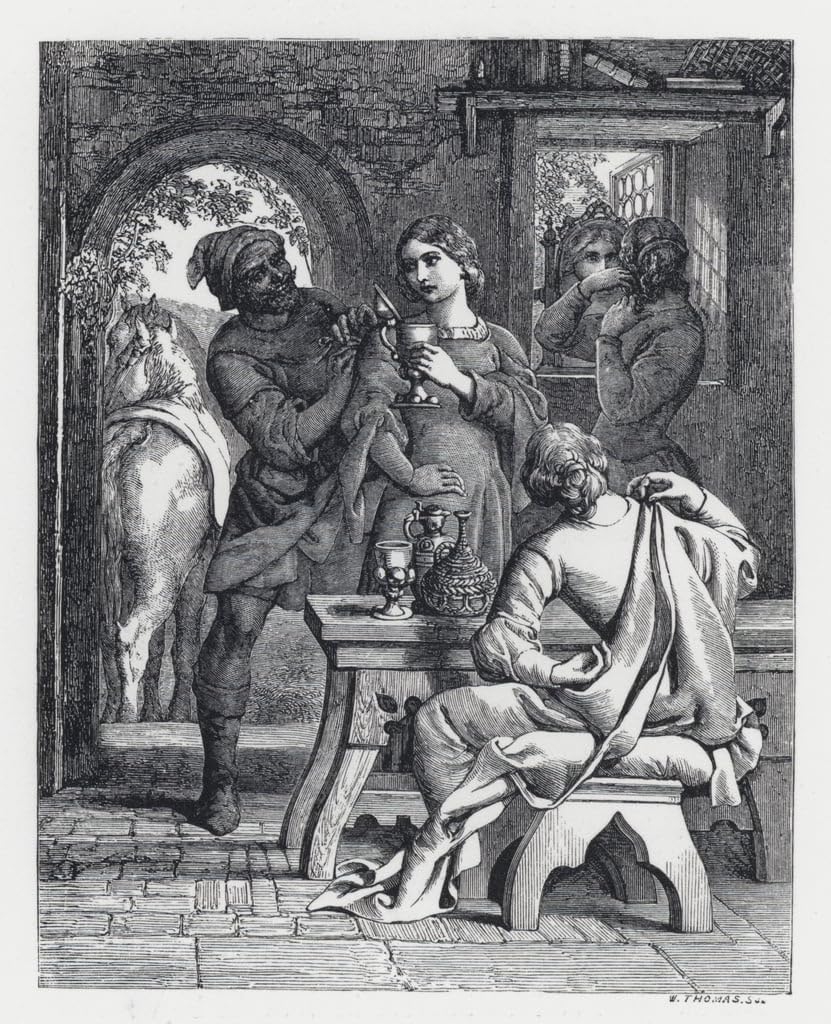 Toile Daniel Maclise poème Tennyson impression d'art SERENDIPITP - 4