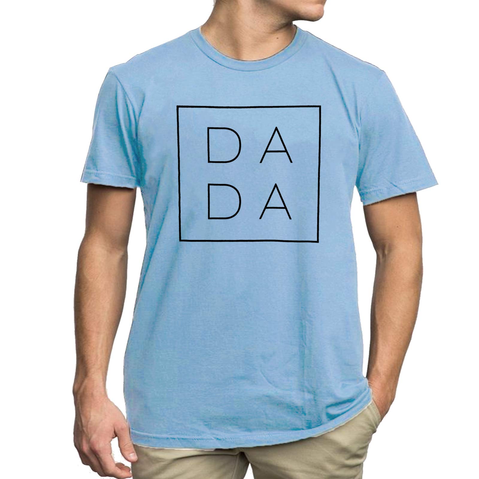 MNLYBABY Dad Shirts for Men Funny DADA Letter Print Graphic Tshirts Father Daddy Papa Gifts Tee Tops