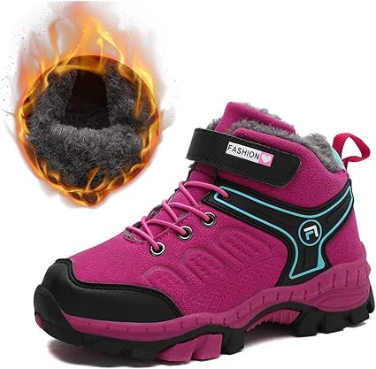 JINSUO - Scarpe invernali per bambini, per sport all'aria aperta, calde,  alte e alte temperature, sotto i 20 gradi (colore: rosa, taglia: 38 sole:  24,5 cm) : Amazon.it: Scarpe e borse