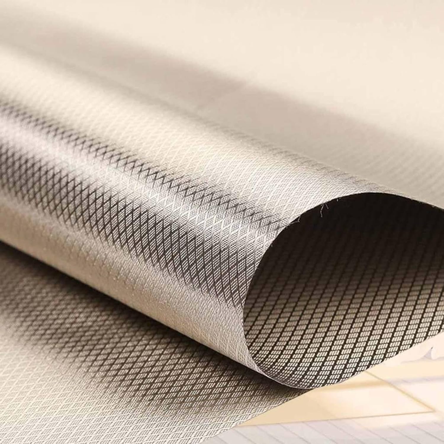 RFID EMF Blocker Fabric Faraday Fabric Protection Fabric Faraday Fabric Smart Meters, Faraday Cage, Conductive Pads, EMI, WiFi, Bluetooth, GPS,silver-8x1.1m