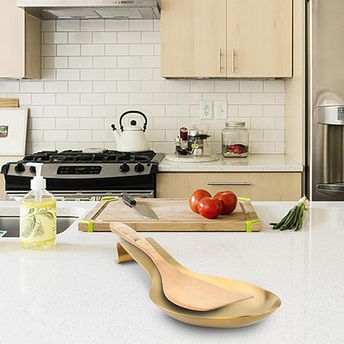 Miniatura 58 de Soporte de cuchara de acero inoxidable, soporte para cucharón de espátula, soporte para cuchara de utensilios de acero inoxidable, acabado 1.#Plata