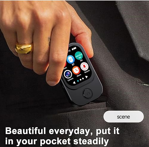 Miniatura 6 de Yoidesu Reproductor MP3 MP4, pantalla táctil de 2 pulgadas, reproductor de música portátil con pantalla de resolución de 240 x 296, cámara