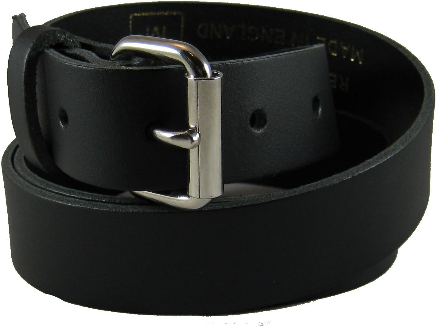 Belt UpMens 100% Real Leather 1.25 Inch Plain Casual Smart Trouser Belt