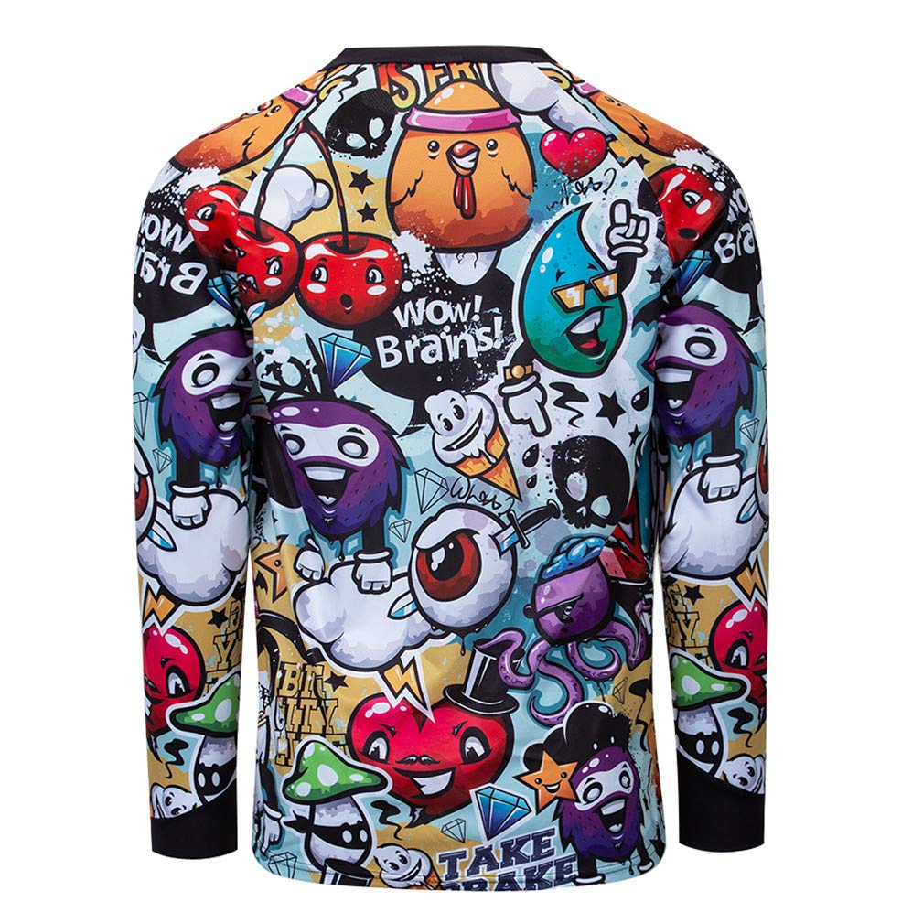 Męska koszulka rowerowa MTB Motocross Long Jersey MTB Bike Wear