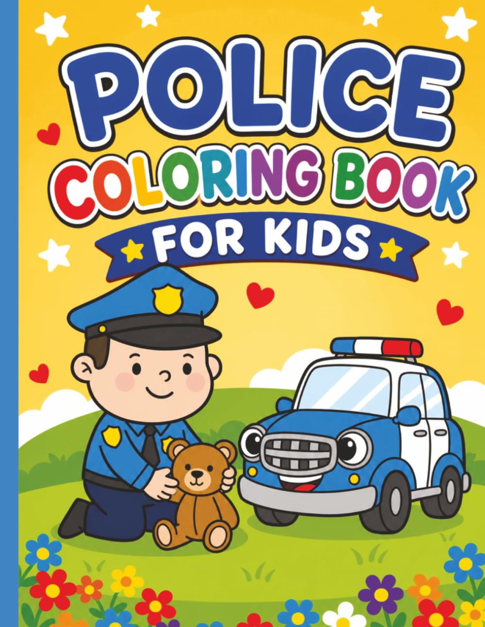 Police Coloring Book For Kids