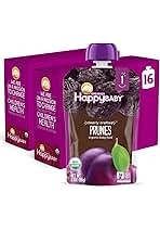 Clearly Crafted, Organic Baby Food, Stage 1, Prunes, 3.5oz Clear Pouch (16 Count)