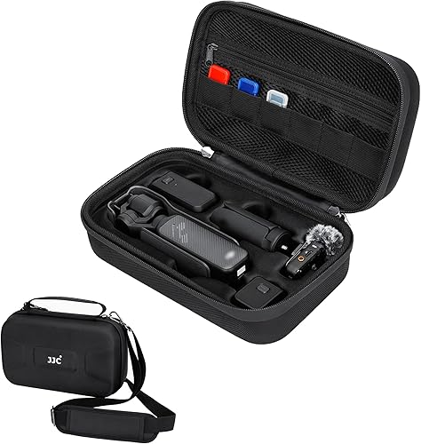 JJC Osmo Pocket 3 - Funda de transporte portátil para DJI Osmo Pocket 3 Creator Combo, Osmo Pocket 3 Funda protectora de viaje con correa para el