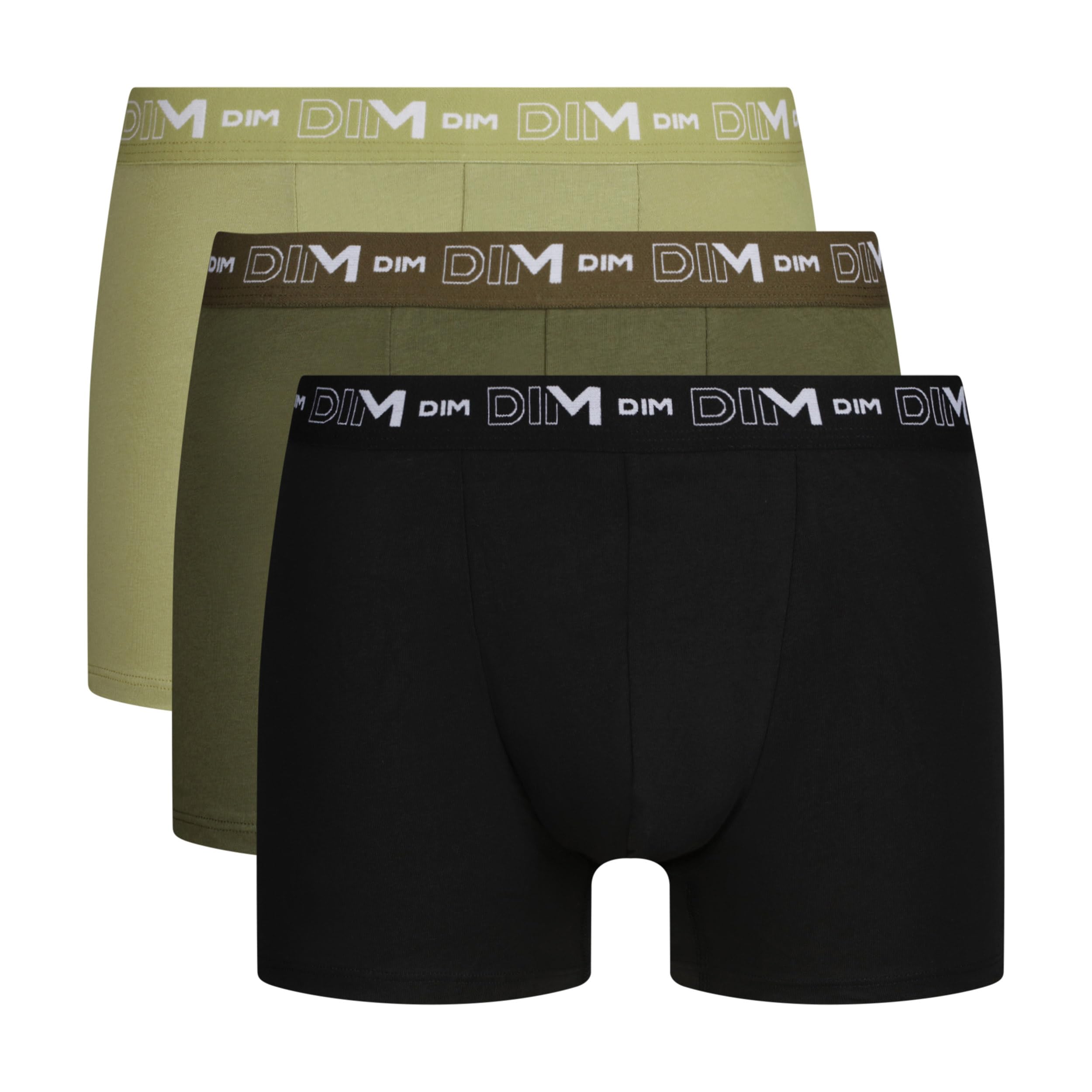 DIM Set of 3 Men's Boxers | Breathable Stretch Cotton | Optimal Fit | Label Free