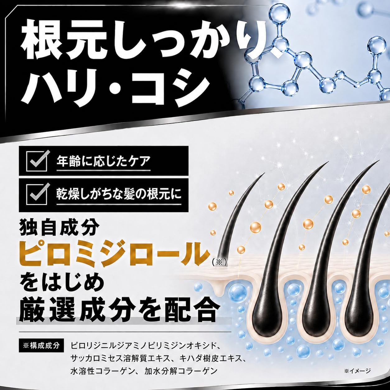 VITALISM メンズ スカルプケア シャンプー 3本