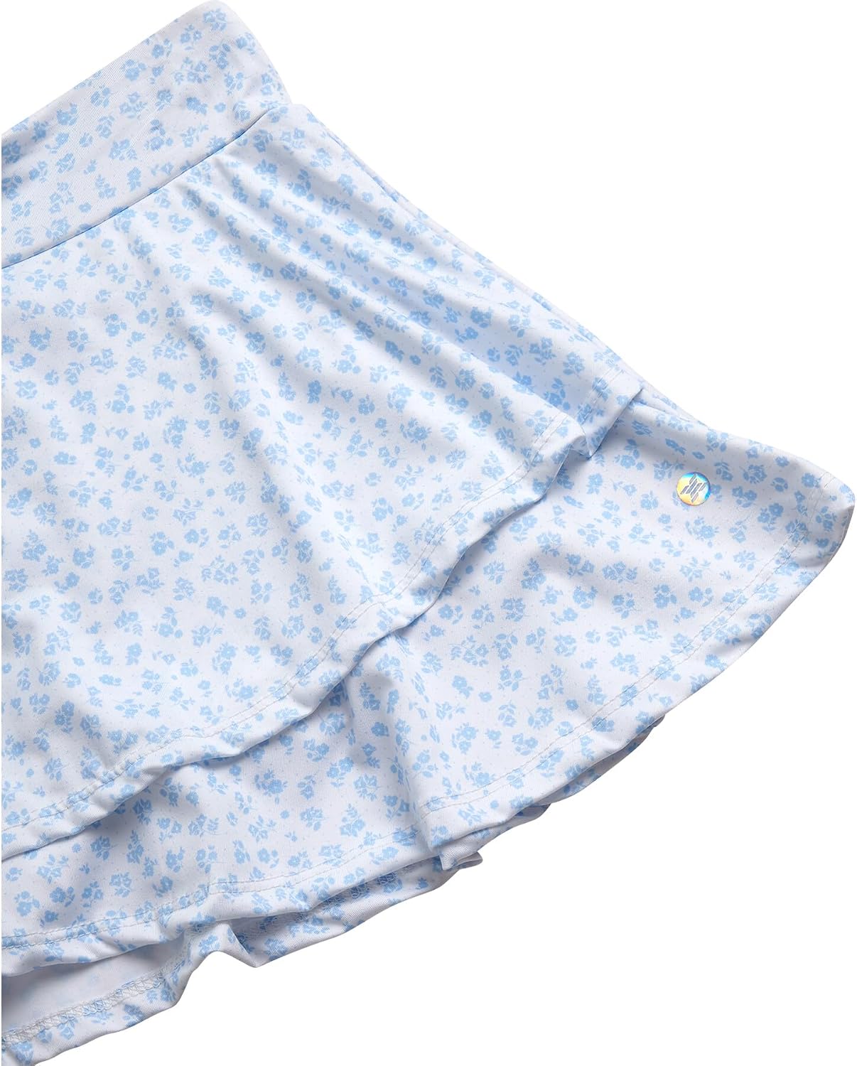 RBX Girls Athletic Skort Set - 2 Piece Ribbed Short Sleeve Tee and Athletic Skort for Girls (Sizes: 7-12)