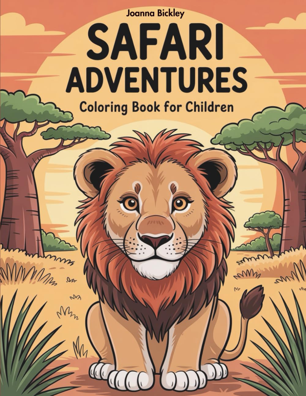 Safari Adventures: An Exciting Animal Coloring Book for Kids Ages 5-12