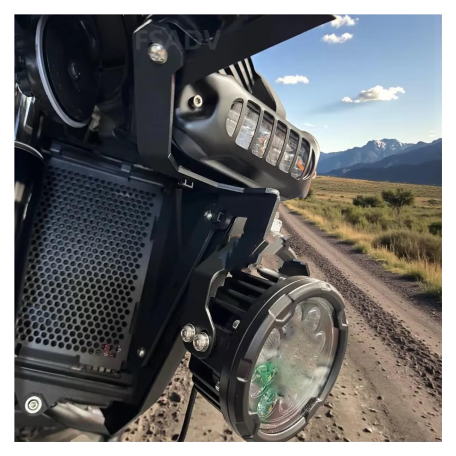 Soporte montaje horquilla Compatible Con Para R1300GS 2024 2025 2026 Luces Antiniebla Motocicleta Soportes Auxiliares Lámpara Conducción Accesorios Soporte Foco