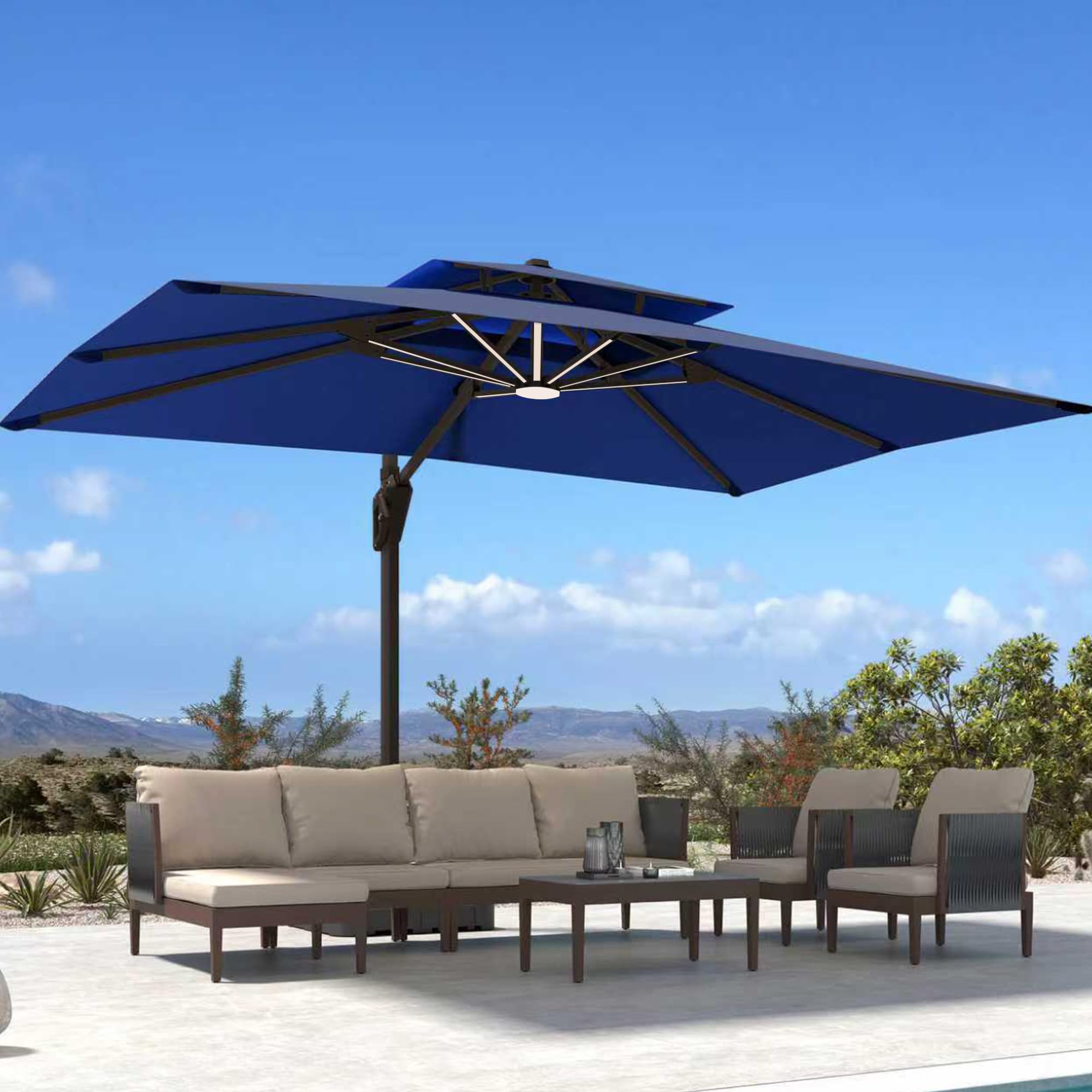 Deconk 10x13 Weighted Base Umbrella