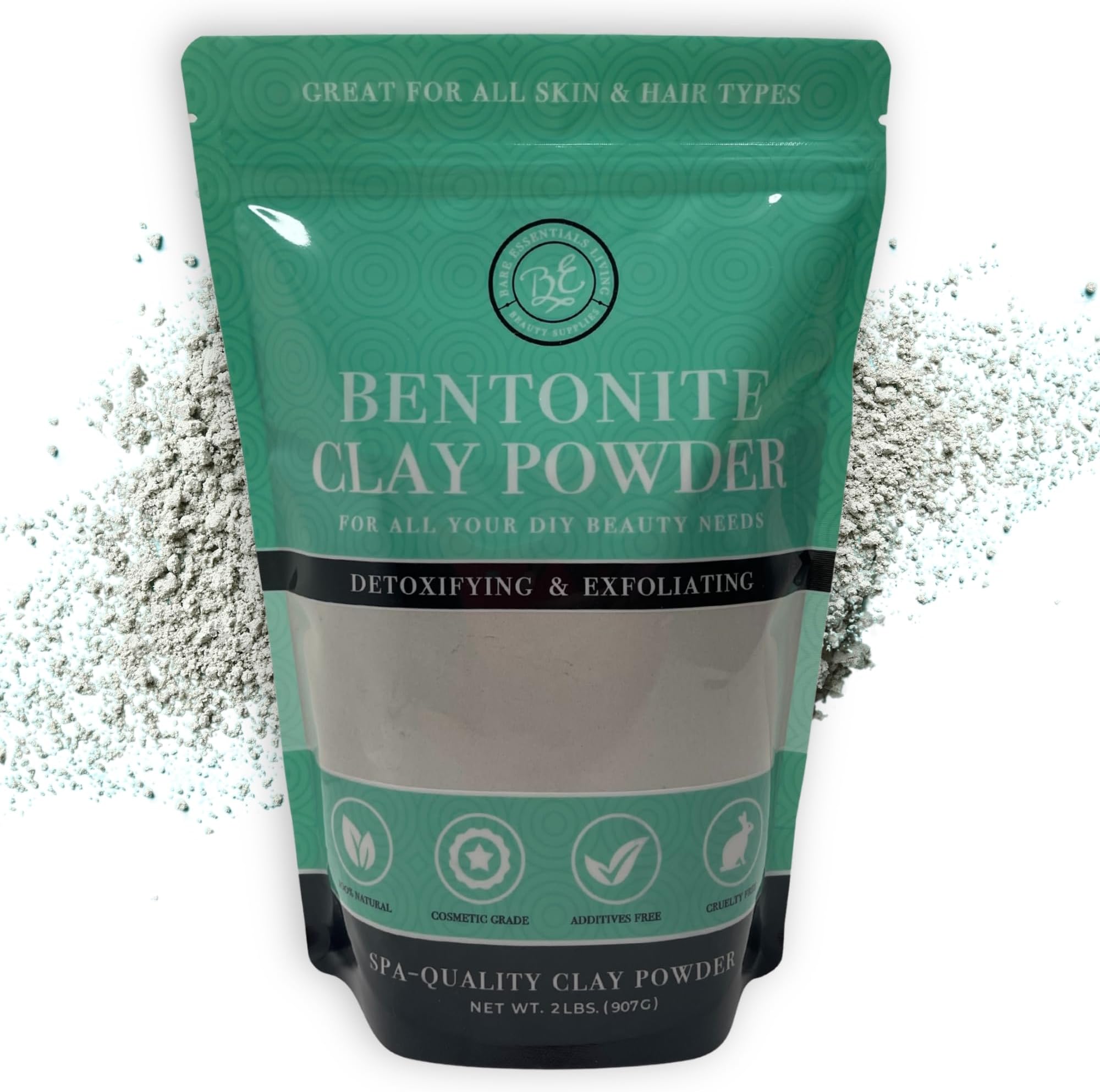 Bare Essentials Living Bentonite Clay Powder (2lbs) Face