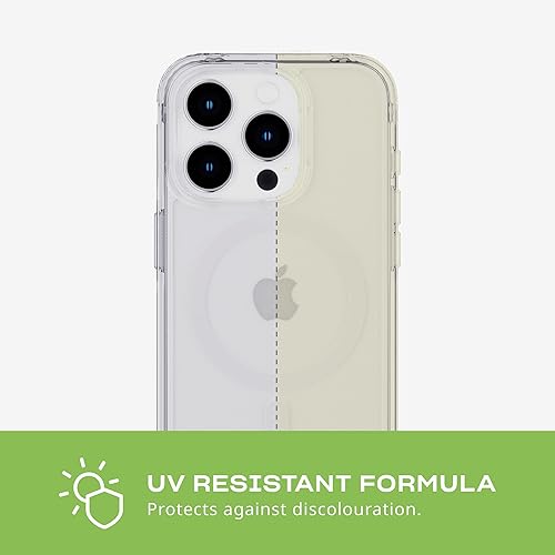 Miniatura 8 de Tech 21 Evo - Funda transparente para iPhone 15 Pro, compatible con MagSafe, funda de protección contra impactos, transparente