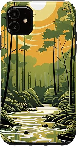 Miniatura 10 de iPhone SE (2020)  7  8 Bamboo Brilliance A Symphony of Forest Colors Case