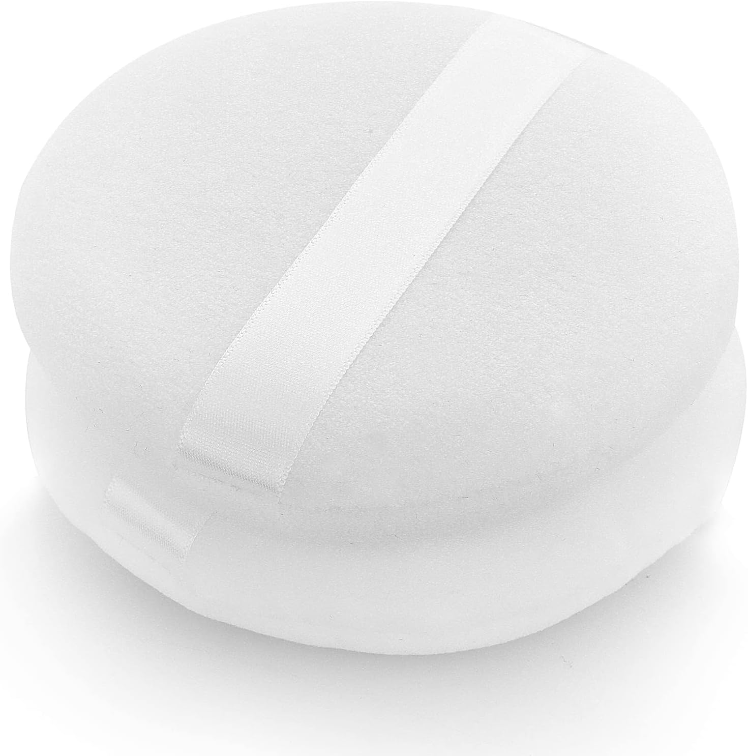 Sibba 4 Inch Round Powder Puff, Ultra Soft Washable