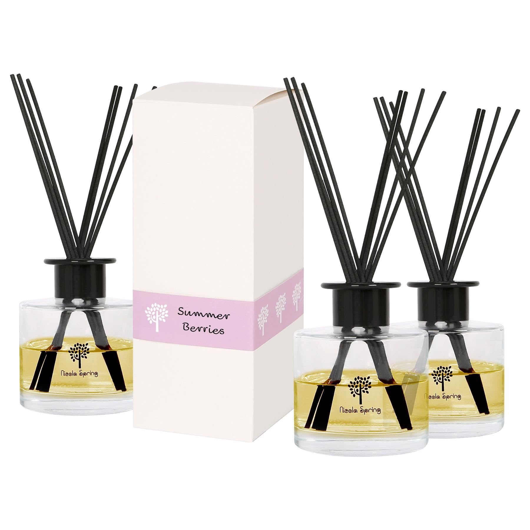 Nicola Spring Summer Berries Reed Diffuser - 200ml - Pack of 3
