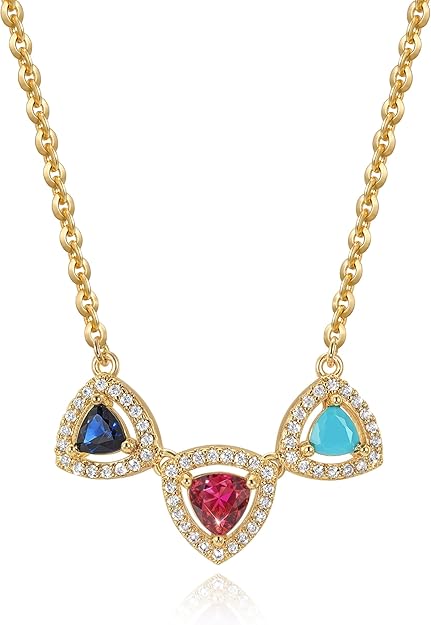 Fettero Gold Necklace for Women - 14K Plated Dainty Gold Necklaces Cute Charm Pendant Trendy Necklaces for Women Jewelry
