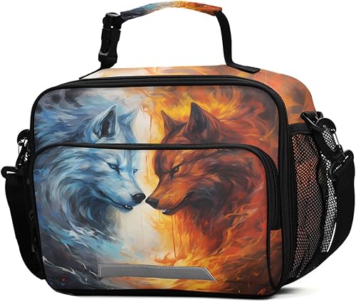 Vista 18 de Linda lonchera infantil con diseño de nutria, con aislamiento, reutilizable, con correa para el hombro, para niños y niñas Aa01