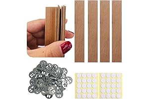Precise 5.1 Inch Wooden Candle Wicks