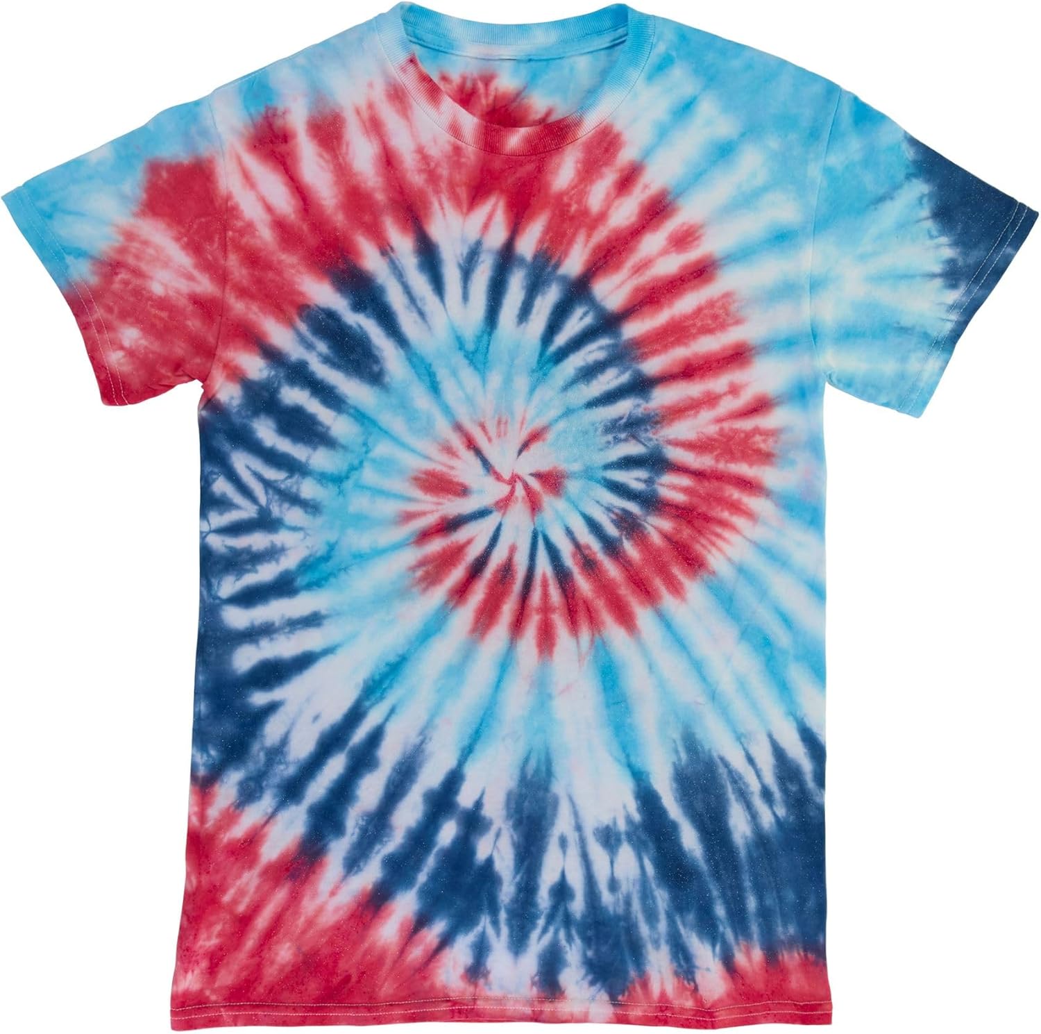 Tulip One-Step Tie-Dye USA Party Mega Value Kit, 74-Piece - Patriotic Red White & Blue Tie Dye Set for Fourth of July & Memorial Day