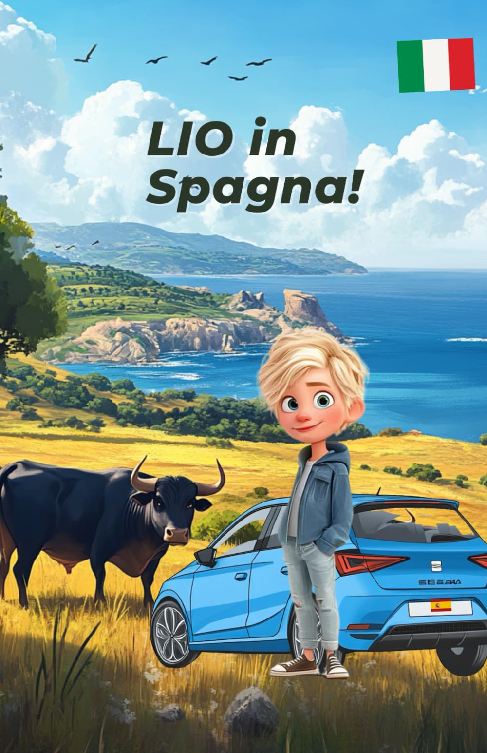 LIO in Spagna!: Libro da colorare e didattico per bambini dagli 8 anni in su