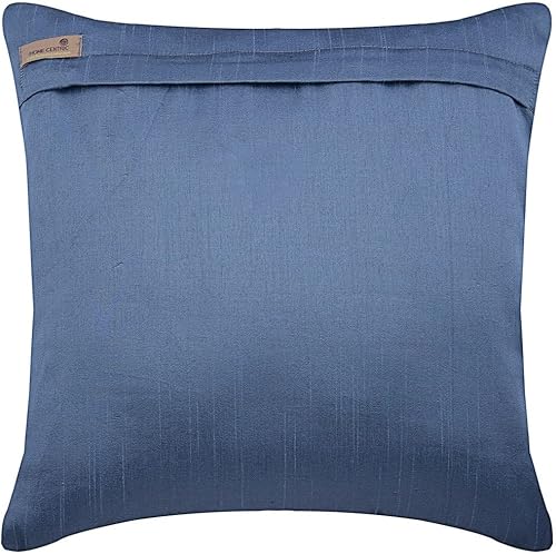 Miniatura 7 de The HomeCentric Funda de cojín, diseño abstracto de lentejuelas azul medianoche, 20 x 20 pulgadas (19.7 x 19.7 in), tafetán moderno, Whirlpool