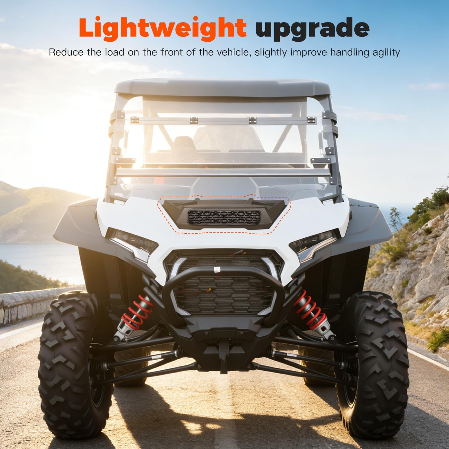 Sport Front Turbo Hood Scoop for Polaris RZR XP 1000/ XP4 1000 2024 2025+ Accessories