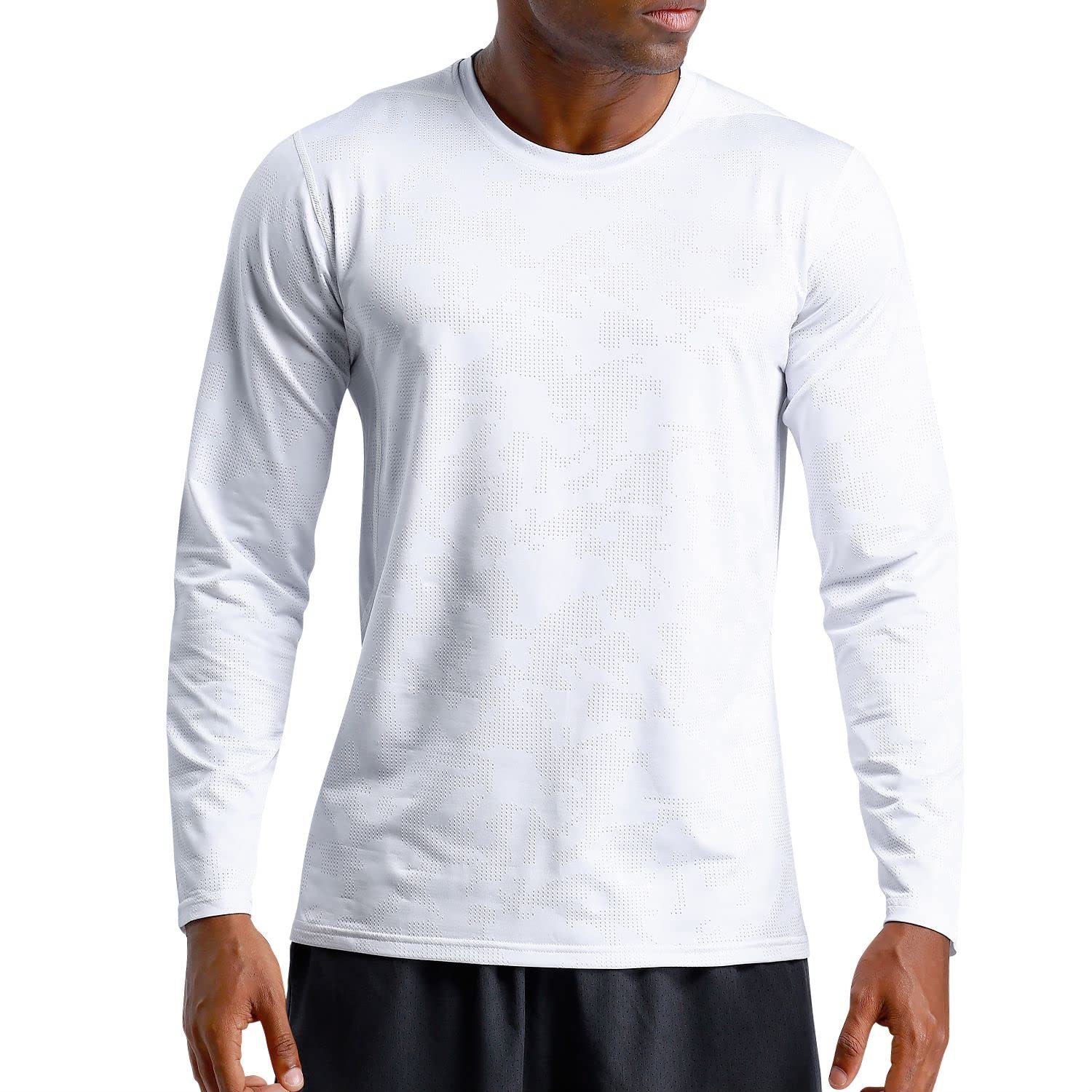 [THREEGUN] トレーニングウェア 長袖 tシャツ メンズ ドライ ロングtシャツ スポーツシャツ 長袖シャツ 吸湿速乾 ランニングシャツ