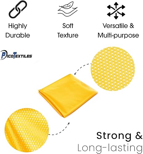 Miniatura 10 de Pico Textiles Tela de micromalla de poliéster verde cazador de 4 yardas, variedad de colores, tela de malla atlética duradera, ideal para coser