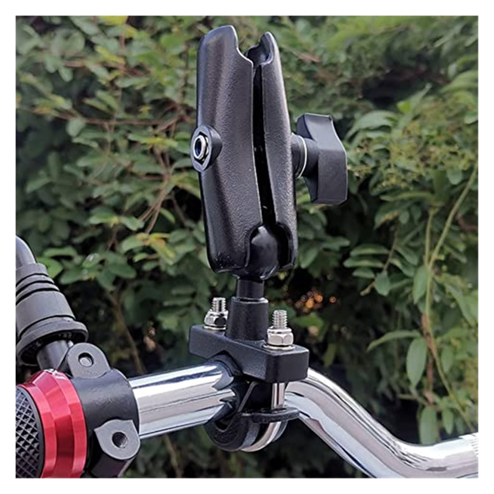 Supporto per manubrio con base a U 3X, larghezza 37 mm, con sfera da 1 pollice per il lavoro GPS per supporti Supporto piastra navigazione