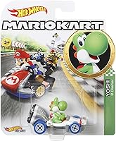 Vista 7 de Hot Wheels Colección Mario Kart de Vehículos Réplica Fundidos a Presión a Escala 1:64, Juguetes Coleccionables