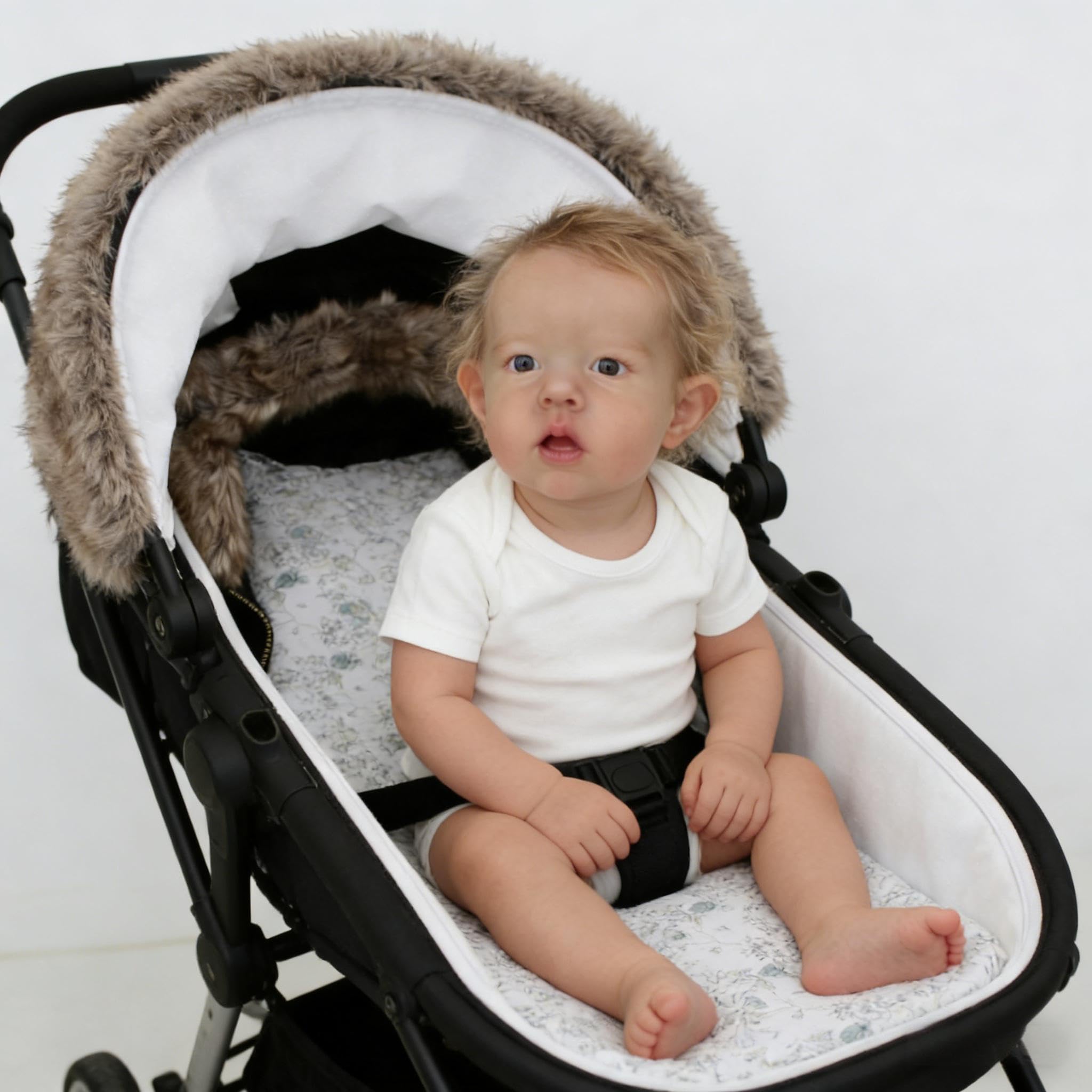 RXDOLL 70cm Realistische Reborn Babypuppen Riesige Größe Reborn Kleinkind Puppe Junge Liam Weiche Kuschel Tuch Körper Lebensecht Toddler Baby Puppen Spielzeug mit Offenen Augen