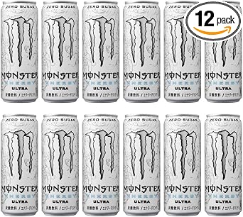 Monster Asahi Soft Drink Ultra Cans, 12.0 fl. oz 355 ml x 12 Energy Drink Exclusive