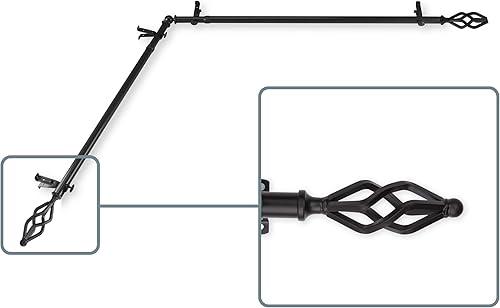 Miniatura 2 de Rod Desyne Juego de barra de cortina individual marquesa