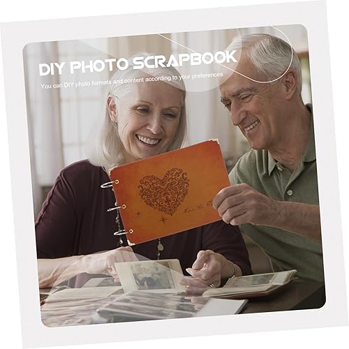 Miniatura 7 de ABOOFAN 1pc 30 Álbum de Fotos Libro de Visitas Conmemorativo Libro de Fotos de Gran Capacidad Libro de Diy Álbum de Invitados de Boda Libros de