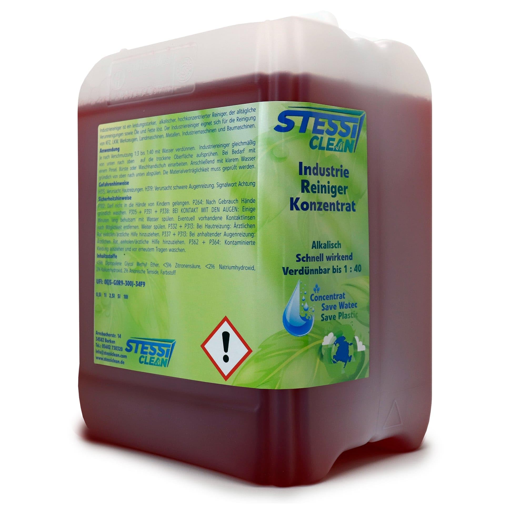 Industriereiniger Konzentrat | 25 Liter | Industrie Reiniger | Konzentrat | Werkstattreiniger | Bodenreiniger | Hallenreiniger | Werkstattböden | Werkzeuge | Maschinen