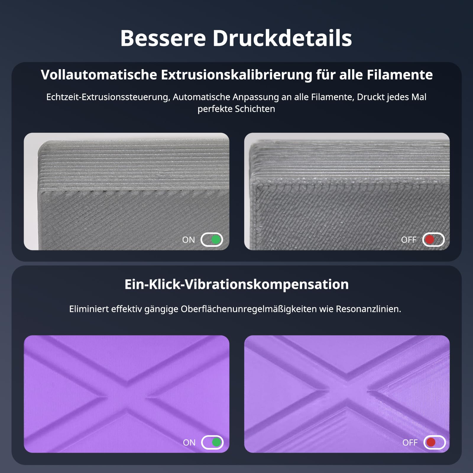 Anycubic Kobra 3 V2 3D Drucker, Verbesserte Düsentechnologie und Auto-Leveling, Mehrfarbendruck über ACE Pro, Druckgröße 255 x 255 x 260 mm
