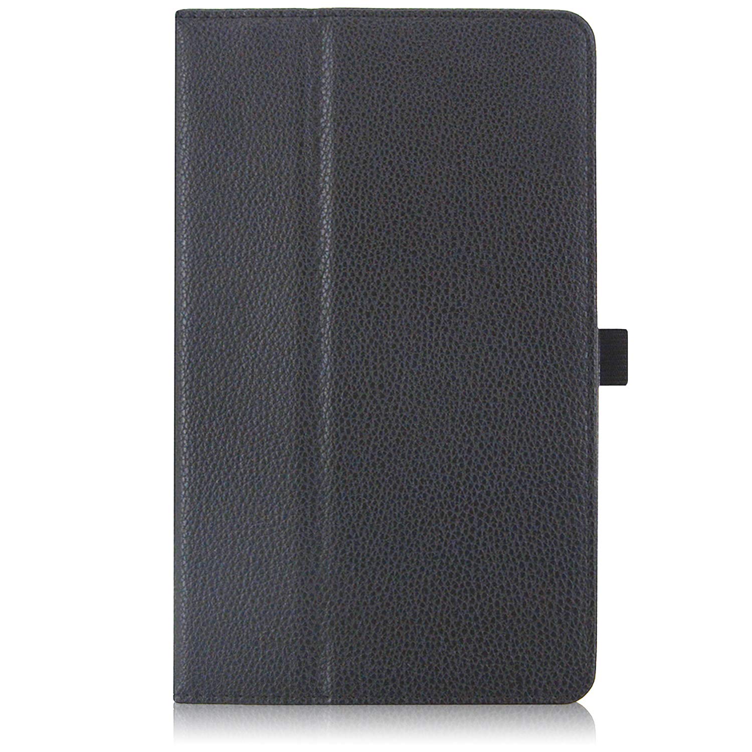 DMLunaCase for Metroby T-Mobile Alcatel Joy Tab 2 Tablet 2020 Release Model 9032Z(NOT FIT ALCATEL Joy TAB 8 2019 Model 9029Z), Folio PU Leather Stand Cover with Hand Strap/Card Slot, Black