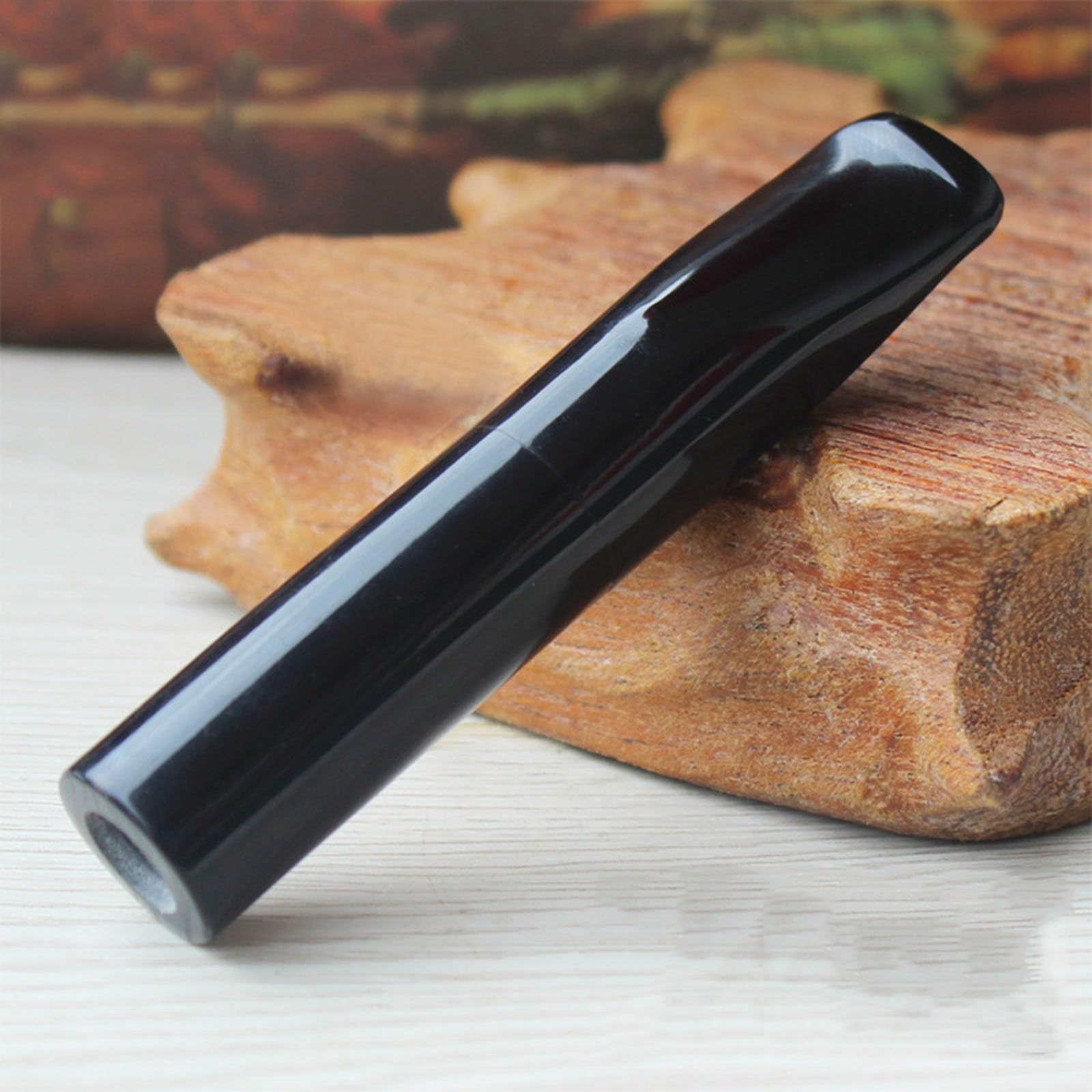 Bocchino per uomo, bocchino da 9 mm con filtro a carbone attivo, filtro per sigarette riutilizzabile adatto per sigarette spesse di due dimensioni e sigarette sottili da 5 mm