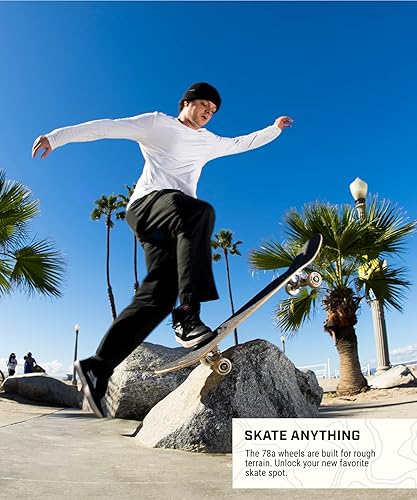 Miniatura 10 de Fireball Terra - Ruedas para patineta de 2.126 in, hechas en Estados Unidos, 78a, de 2.126 in, ruedas de patineta Soft Filmer Cruiser (juego de 4